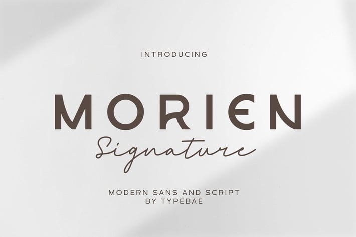 Morien - Modern Font Duo