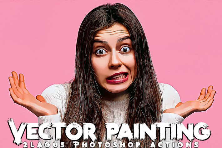 Vector Painting Photoshop Actions 