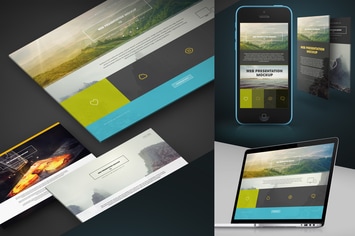 Web Presentation Mock-Up (PSD)