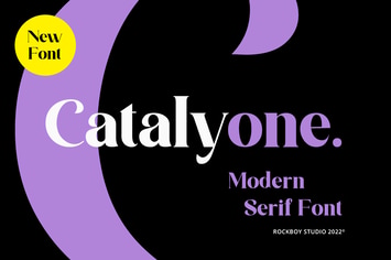 Catalyone - Fashion Font
