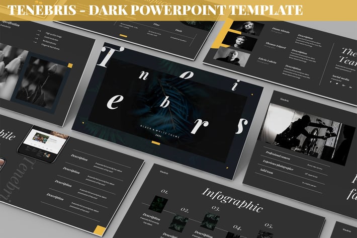 Tenebris - Dark Powerpoint Template