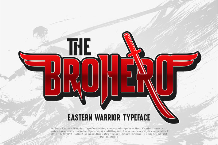 Brohero Typeface