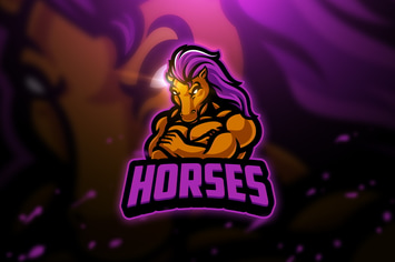 Horses - Mascot & Esport Logo