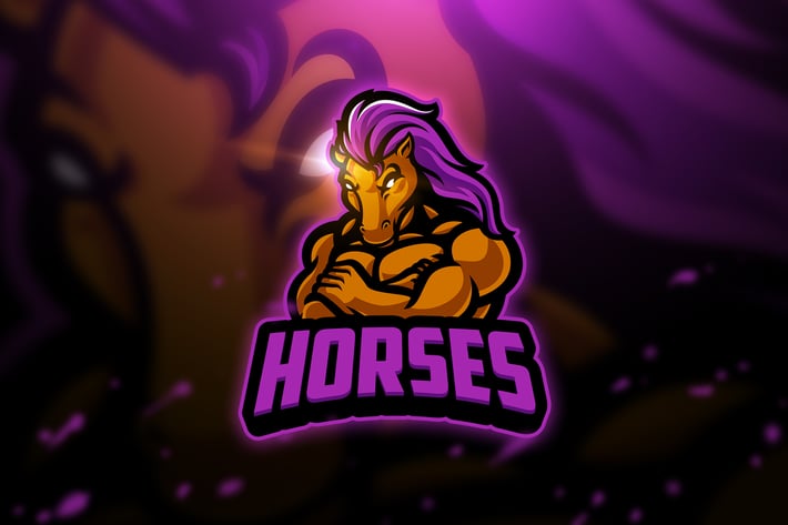 Horses - Mascot & Esport Logo