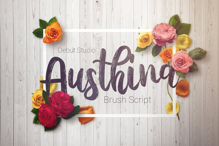Austhina Brush Script
