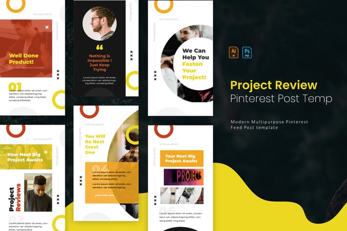 Project Review | Pinterest Post Template