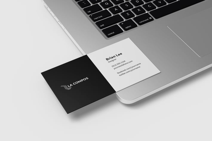 Minimalist Business Card Mockup V1