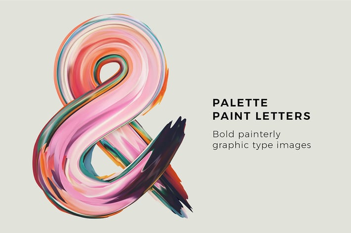 Palette Paint Letters