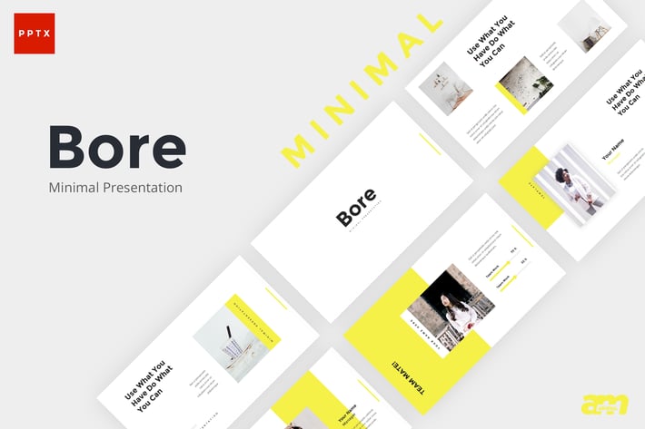 Bore Minimal Powerpoint