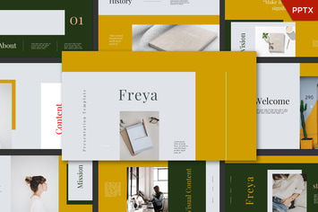 freya  Powerpoint Template