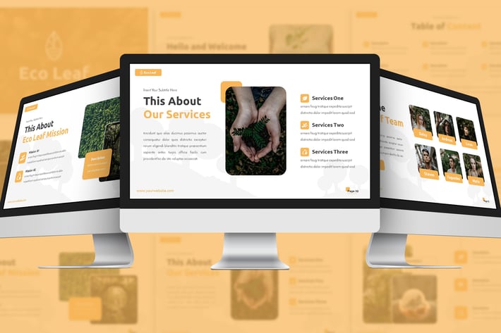 Eco Leaf - Environment Google Slides Template