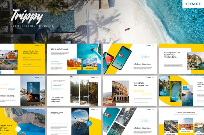 Trippy - Travel Business Keynote Template