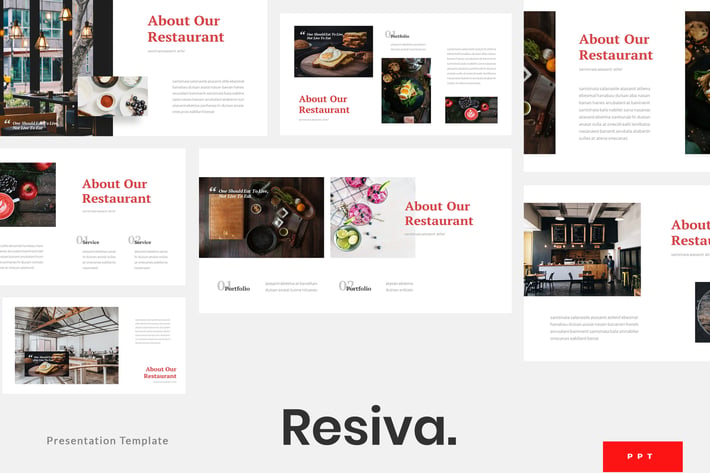Resiva - Restaurant Powerpoint Template
