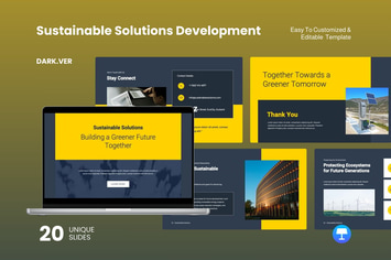 Sustainable Solutions Development Dark Ver-Keynote