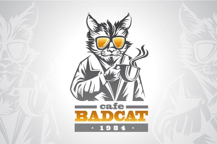 BAD CAT - Logo