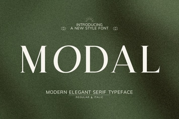Modal - Modern Elegant Serif Font