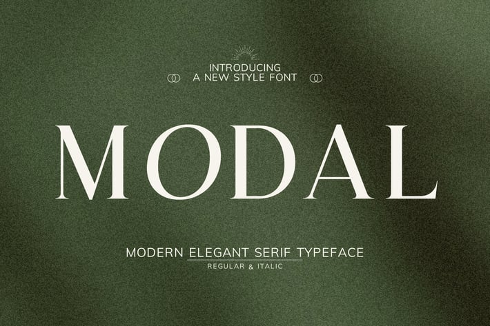 Modal - Modern Elegant Serif Font