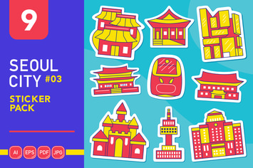 Seoul City #03 Sticker Pack