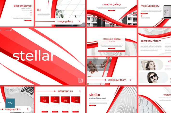 Stellar - Keynote Template