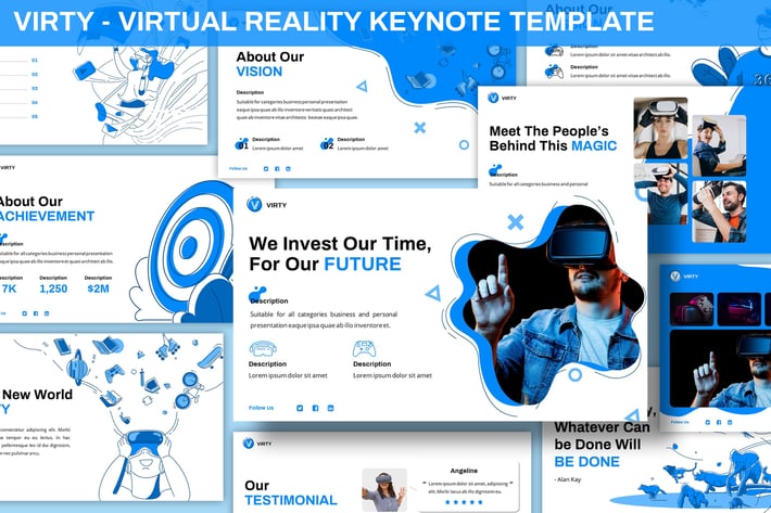 Virty - Virtual Reality Keynote Template