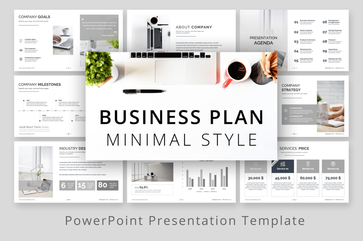 Minimal Style Business Plan Presentation