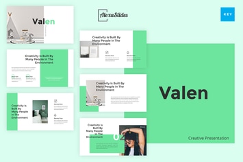 Valen - Creative Keynote Presentation Template