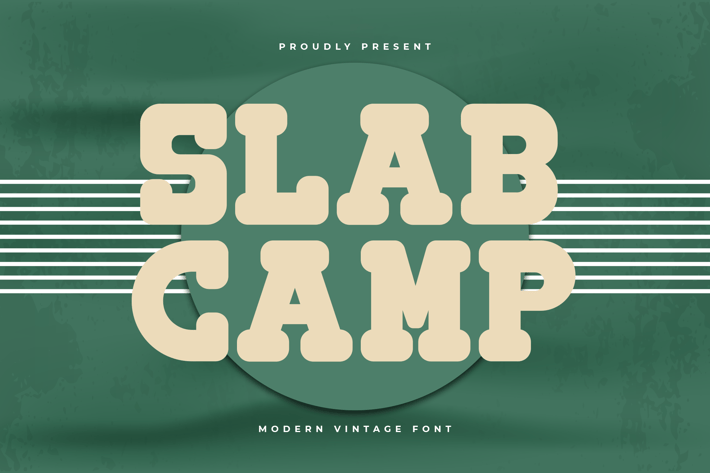 Slab Camp - Modern Vintage Font