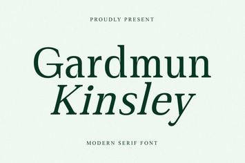 Gardmun Kinsley Modern Serif Font