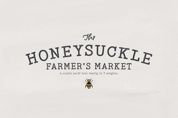Honeysuckle Market Fonts