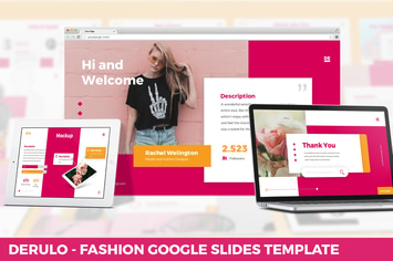 Derulo - Fashion Google Slides Template