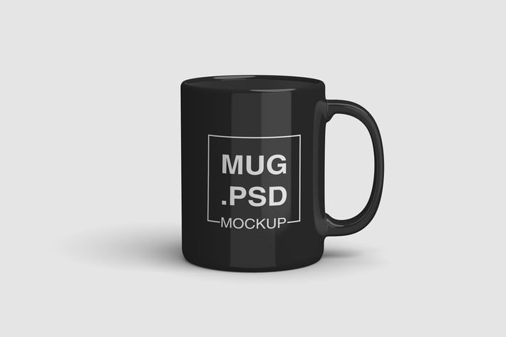Mug Mockup Long Shot Angle