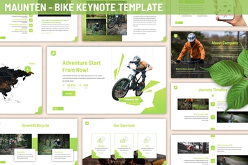Maunten - Bike Keynote Template