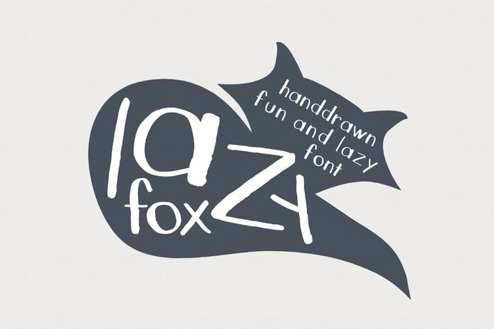 Lazy Fox Handwritten Font