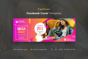 Fashion r5 Facebook Cover Template