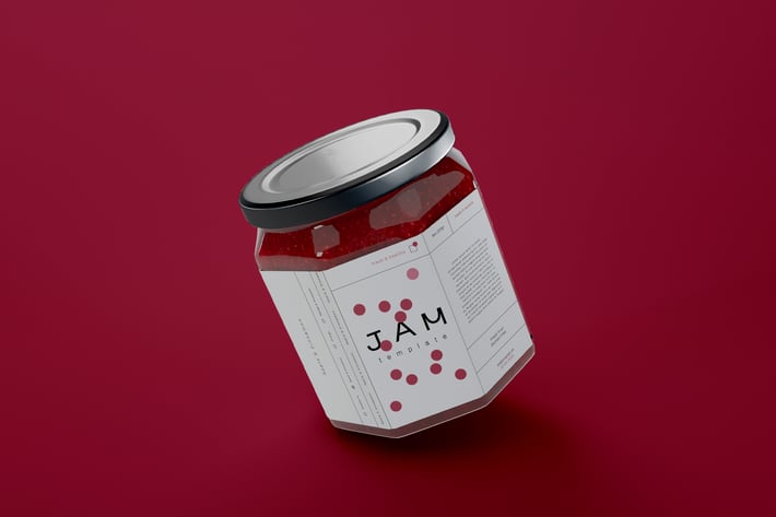 Jam Jar Mockup