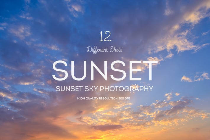 Sunset Sky Backgrounds