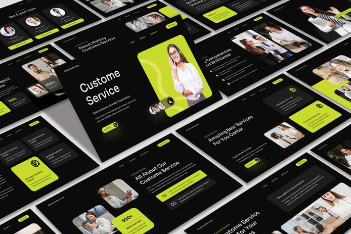 Custome Service Keynote Template