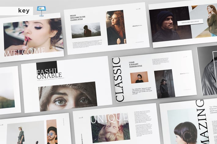 FASHIONABLE - Multipurpose Keynote Template V143