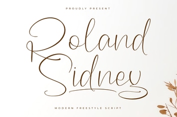 Roland Sidney Modern Freestyle Script