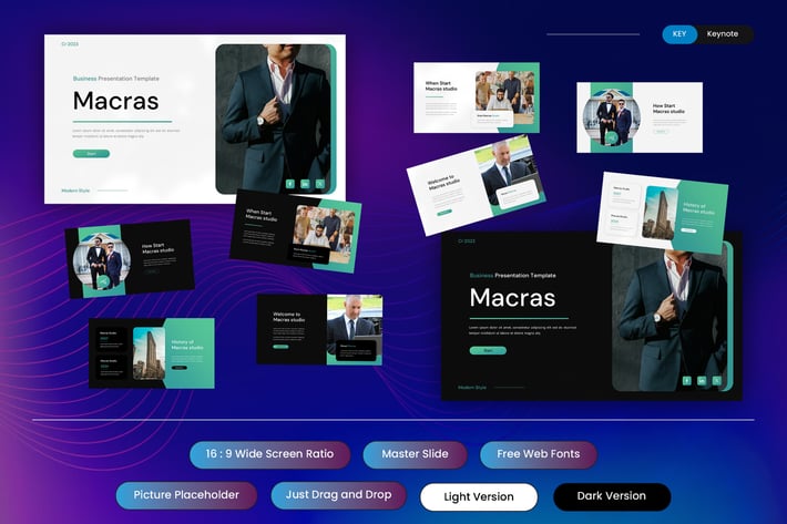 Macras - Business Keynote Template