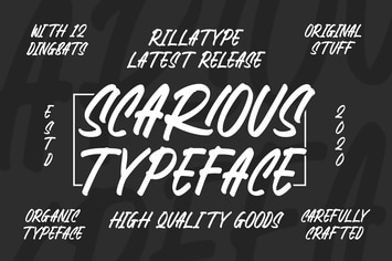 Scarious Typeface