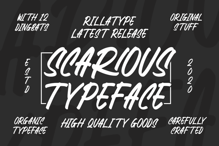 Scarious Typeface