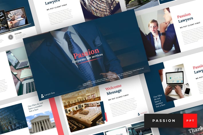 Passion - Lawyer PowerPoint Template