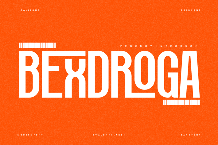Bexdroga - Modern Sans Font