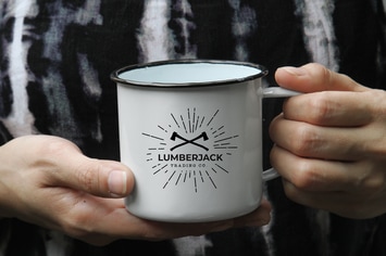 Adventure Enamel Mug Mockup