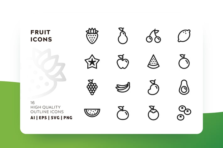 AWR FRUIT OUTLINE
