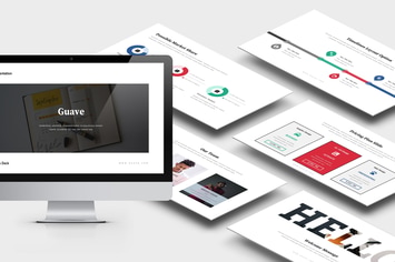 Guave : Digital Company Pitch Deck Powerpoint