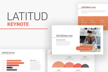Latitud Business Pitch Deck Keynote Template