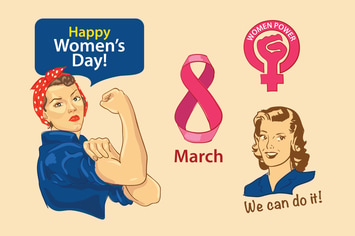 Women's Day Cliparts