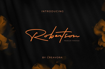 Robertson - Signature Font